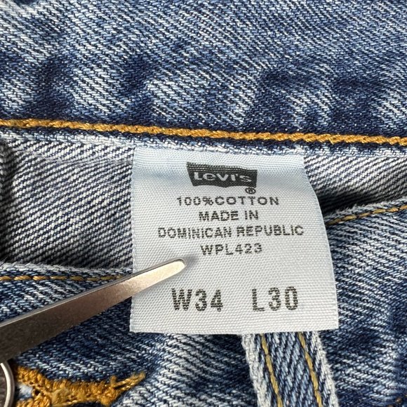 Levi's Jeans Men's 33 x 30* 501 XX Original Fit Straight Leg Blue Denim Cotton - Picture 9 of 16